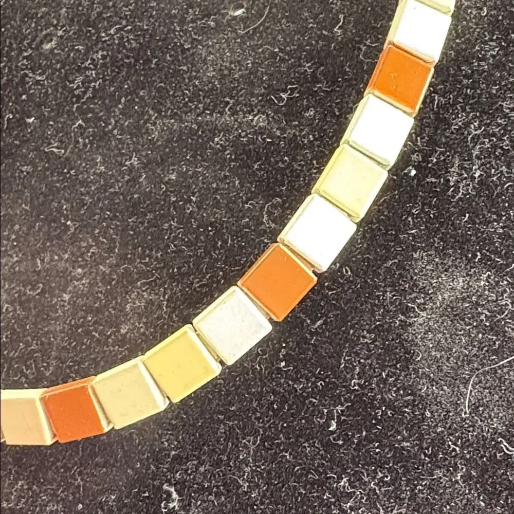 Vintage Stone Choker Necklace